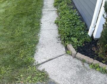 Garage floor and walkway repair in Toledo, OH