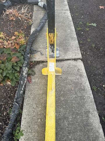 Lifting a walkway in Waterville, OH