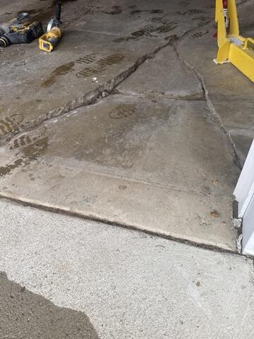 Sidewalk repair in Rogers, AR