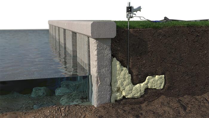 Repairing a cracked driveway in North Ridgeville, OH.