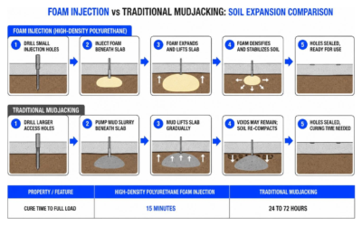 Top 5 Toledo Concrete Contractors for Foam Injection Repair